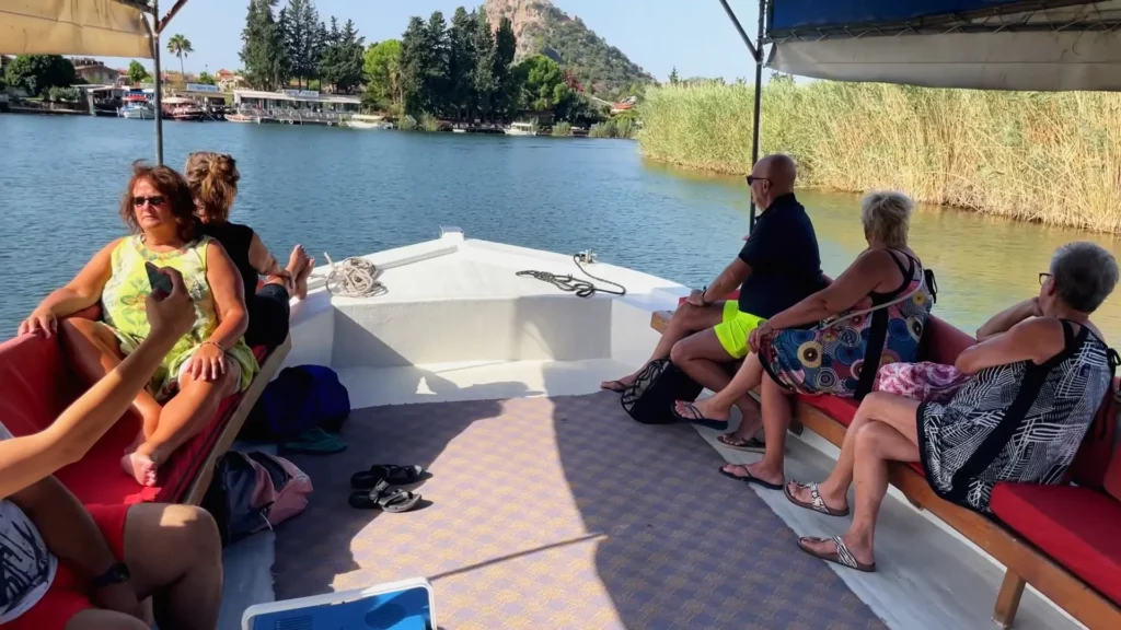 Water Taxi to Ituzu Beach in Dalyan Turkey