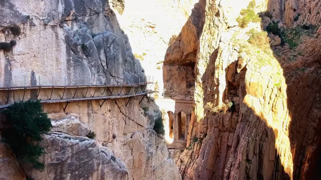 hiking path at Caminito Del Rey Andalusia Spain