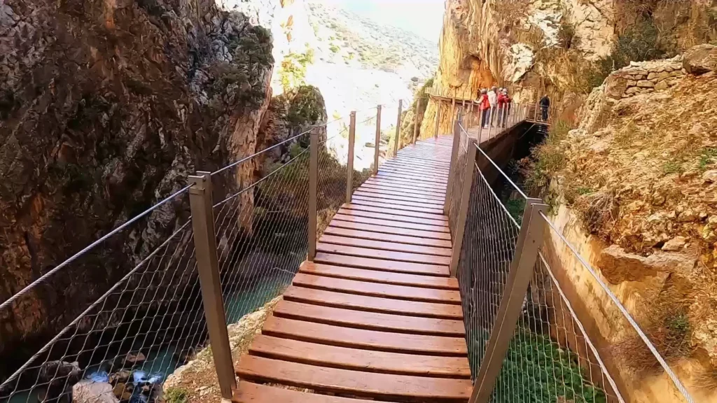 raised pathway at Caminito Del Rey Andalusia Spain