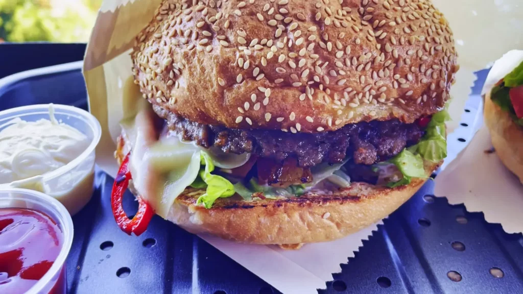 el matador burger at Cezar street food in Dubrovnik Croatia