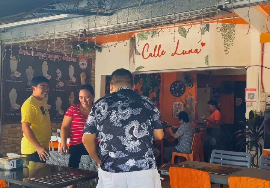 Calle Luna in Silay, a casual eatery popular for serving some of the best halo-halo.