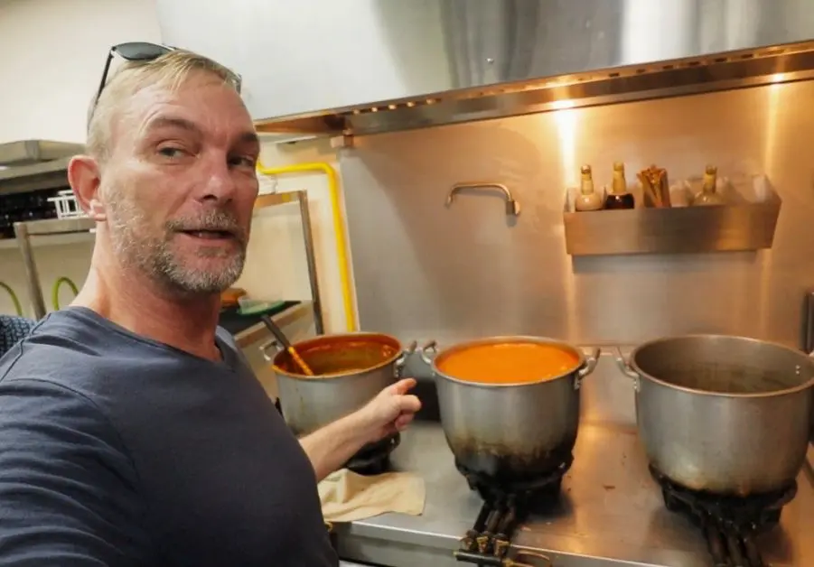 Behind the scenes with Little Quiapo’s cooking pots during a kitchen walkthrough