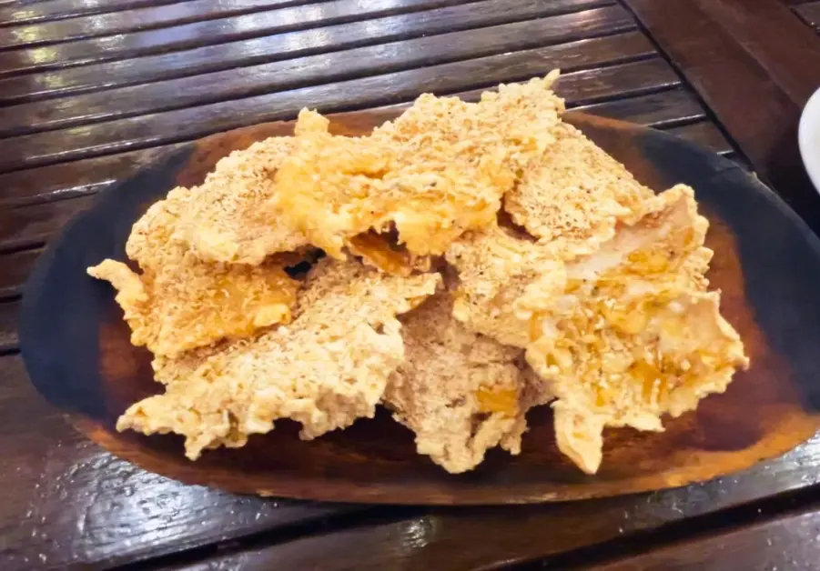 Okoy ng Calamba served at Provenciano Restaurant in Quezon City