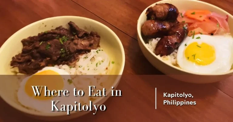 Beef tapa and longganisa rice bowls at Poco Deli in Kapitolyo