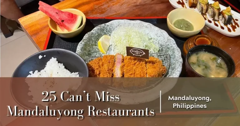 My favourite Mandaluyong restaurants featured image.